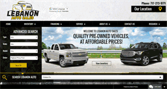 Desktop Screenshot of lebanonauto.com